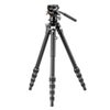 Vanguard Alta Pro 3VLT 5-Section Aluminum Travel Tripod with VEO PV-10 Video Head Aluminum