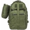 NcSTAR Vism Sling Backpack with Water Bottle Holder, Black Green