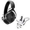 V-MODA Crossfade 3 Wireless Over-Ear Headphones, Bundle with BoomPro Microphone, Gunmetal Black Matte Black