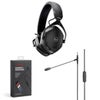V-MODA Crossfade 3 Wireless Over-Ear Headphones, Bundle with BoomPro X Microphone, Bronze Black Matte Black