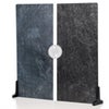 V-FLAT WORLD Duo Board - 24x24" Double Sided Surface Board, Rose Hue/Washed Pigment Ocean Slate/Black Slate