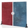 V-FLAT WORLD Duo Board - 24x24" Double Sided Surface Board, Rose Hue/Washed Pigment Cobalt Blueberry/Cranberry Crimson Tile