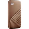 WD My Passport 500GB USB 3.2 Gen 2 Type-C Portable External SSD, Space Gray Gold