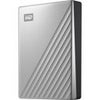 WD My Passport Ultra 4TB USB-C 3.2 Gen 1 External Hard Drive, Silver Silver