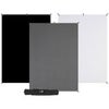 Westcott 5x7' X-Drop 3-Pack Multi-Color Backdrop Kit with Stand White/Gray/Black
