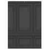 Westcott X-Drop 5x7' Light Mocha Wood Plank Backdrop Dark Wall Molding