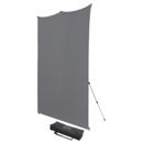 Westcott 8x8' X-Drop Pro Wrinkle-Resistant Backdrop Kit with Stand, Neutral Gray