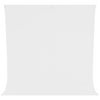 Westcott 9 x 10 Feet Wrinkle Resistant Cotton Background, Hi Key White Hi Key White