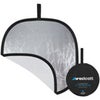 Westcott 32" Illuminator Collapsible 2-in-1 Sunlight/White Bounce Reflector Silver/White