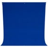 Westcott 9x20 Feet Wrinkle Resistant Cotton Background, Rich Black Blue