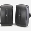 Yamaha NS-AW350 6.5" 130 Watts Bookshelf, Indoor/Outdoor Speakers with 1" PEI Dome Tweeter, Black, Pair Black