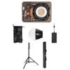 Zhiyun PLX104 MOLUS X60RGB 60W RGB Pocket COB LED Light Combo Kit Black