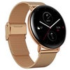 Zepp 32.5mm E Circle Stylish Smartwatch, Ice Blue Gold Stainless Steel Case with Metallic Band