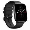 Zepp 42mm E Square Stylish Smartwatch, Metallic Black Special Edition Black Stainless Steel Case with Sport Band