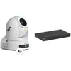 BirdDog P240 FHD Full NDI/HDMI/3G-SDI 40x PTZ Camera, 3-Pack with Netgear Managed Switch White