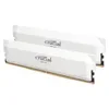 Crucial Pro Overclocking 32GB (2x16GB) DDR5 6000MT/s CL36 UDIMM Desktop Memory Module White