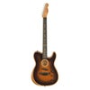 Fender American Acoustasonic Telecaster Acoustic Electric Guitar with Deluxe Gig Bag, Ebony Fingerboard, Sunburst Sunburst