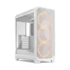 Fractal Design Meshify 3 RGB Clear Tint Tempered Glass E-ATX Mid-Tower Computer Case, White White