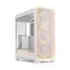 Fractal Design Meshify 3 Ambience Pro RGB Clear Tint Tempered Glass E-ATX Mid-Tower Computer Case, White White