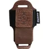Gator Cases Shure Premium Leather Pouch for Wireless Bodypack Transmitter Brown