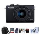 Canon EOS M200 24.1MP Mirrorless Digital Camera w/Lens Bundle