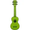 Kala Waterman Seaglass Collection Transparent Soprano Ukulele Jade Green