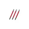LensCoat LegCoat Wraps (set of 3) for Gitzo Series 1 & 2 Tripods or Others with Upper Leg 19-30mm Diameter RED
