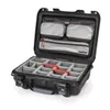 Nanuk 923 Waterproof Hard Case with 3-Pocket Lid Organizer and Padded Divider Black