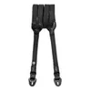 Owlkrown 30" TwinPad Camera Strap with Polished Split Ring Stealth
