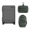 Pelican ATX 25" Waterproof Wheeled Check-In Hard Travel Case, Bundle with PX25 25L Travel Backpack and DK5 ModPak Travel Toiletry Bag, Black Charcoal