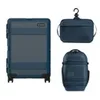 Pelican ATX 25" Waterproof Wheeled Check-In Hard Travel Case, Bundle with PX25 25L Travel Backpack and DK5 ModPak Travel Toiletry Bag, Black Indigo