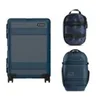 Pelican ATX 25" Waterproof Wheeled Check-In Hard Travel Case, Bundle with PX25 25L Travel Backpack and PCS ModPak Small Packing Cube, Black Indigo