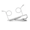 Shure Dual Tie Clip for MX183, MX184 and MX185 Lavalier Microphones White
