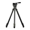Tilta Cine Fluid Head with 4-Section Carbon Fiber Tripod, 17.5 lbs Capacity Forest Camo