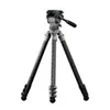 Tilta Cine Fluid Head with 4-Section Carbon Fiber Tripod, 17.5 lbs Capacity Snow Camo