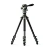 Tilta VT05 4-Section Carbon Fiber Travel Tripod with Video Fluid Head Forest Green
