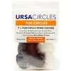URSA Fur Circles for Lavalier Microphones, 9-Pack Black/White/Brown