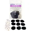 URSA Plush Fur Circles for Lavalier Microphones, 9-Pack Black