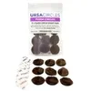URSA Plush Fur Circles for Lavalier Microphones, 9-Pack Brown