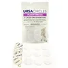 URSA Plush Fur Circles for Lavalier Microphones, 9-Pack White