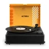 Victrola VSC-750SB Revolution GO Three-Speed Portable Turntable with Bluetooth Citrus