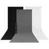 Westcott 5x12' X-Drop Wrinkle-Resistant Backdrop Kit, Includes 5x7' Stand and Carry Case, High-Key White Sweep White/Gray/Black