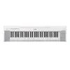 Yamaha NP-15 Piaggero Portable 61-Key Piano-Style Keyboard with AC Adapter White