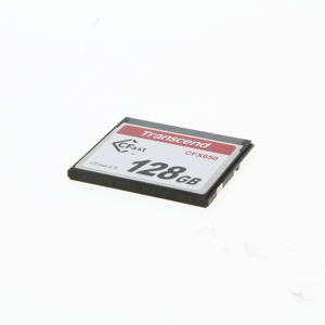 Used Transcend CFX650 128GB CFast 2.0 Flash Memory Card