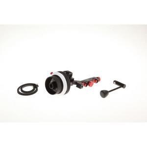 Follow Focus Professionnel Filmcity HS-2 - Pour Caméra DSLR Et Rails 15mm - Avec Butées A/B Et Manivelle