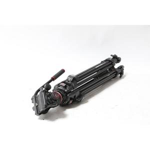 Used Manfrotto 504X Fluid Video Head with 645 Aluminum Fast Twin Leg