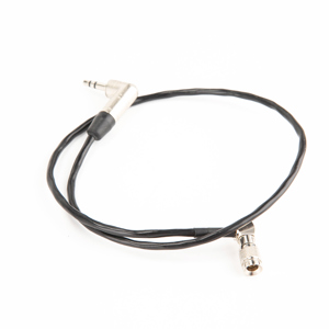 Used TimeCode Systems DIN 1.0/2.3 to 90 Degree 3.5mm Mini Jack Cable f ...