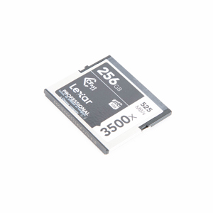 USED Lexar 256GB Professional 3500x CFast 2.0 Memory Card for 4K