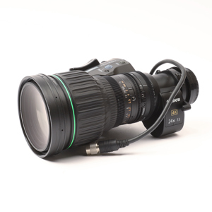 USED Canon CJ24ex7.5B IRSE S 4K EFP Zoom Lens with 34x Zoom Ratio