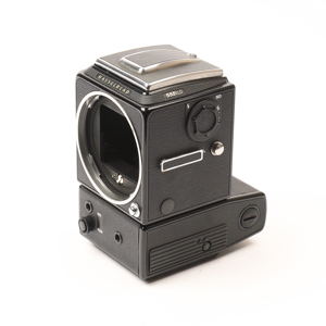 USED Hasselblad 555 ELD Chrome Body With Waist Level Finder